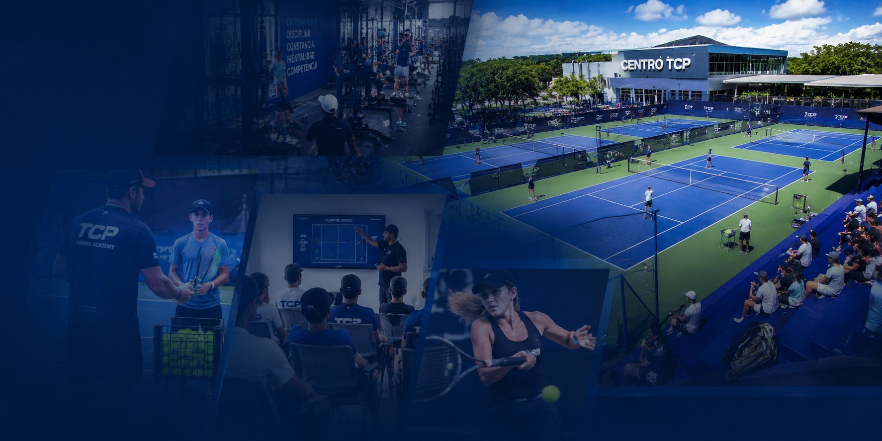 Entrenamiento en Centro TCP: canchas, gimnasio, coaches y competencia