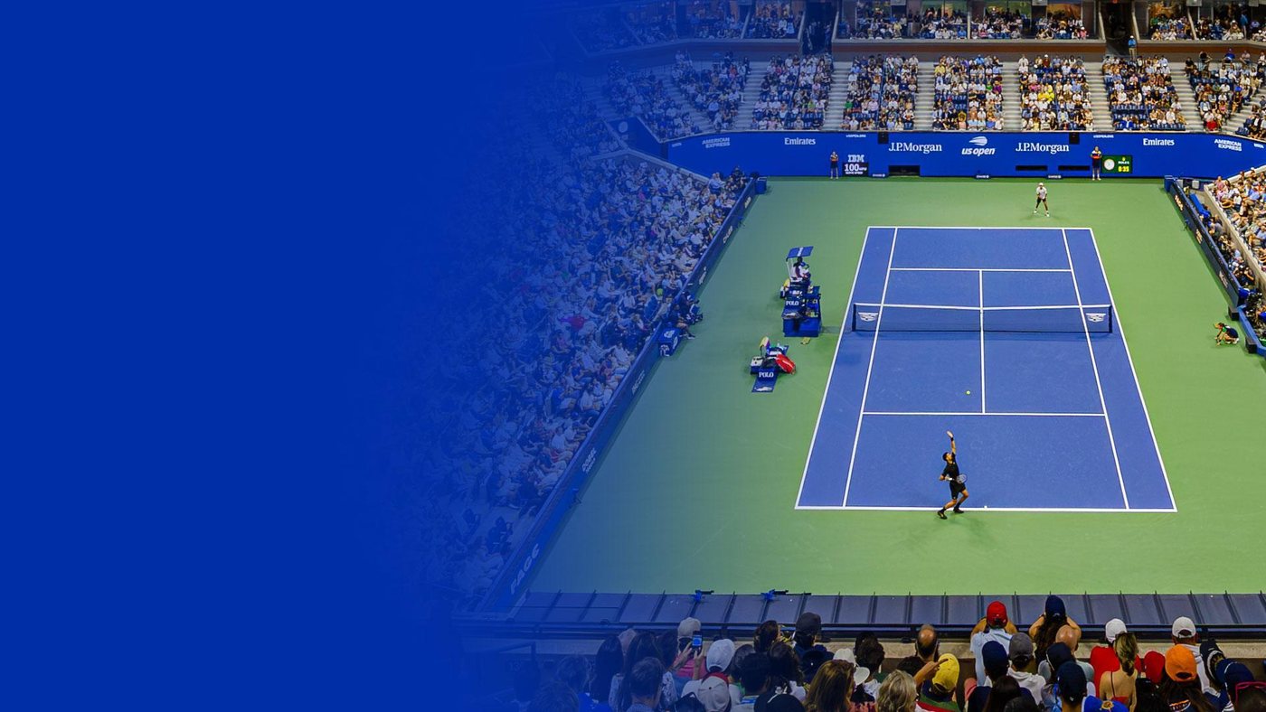 Estadio del US Open durante una sesión de torneo